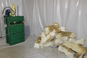 Пресс для поролона усилием 10 тонн